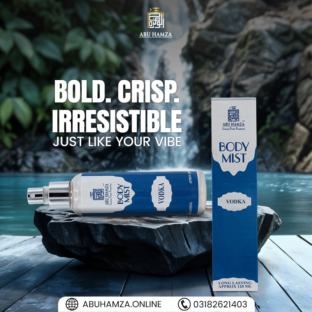 Vodka Body Mist – Bold, Crisp & Irresistible